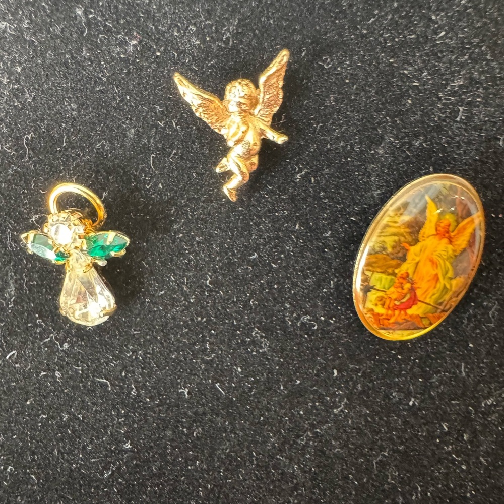 Guardian Angel Scatter Pins Set of 3